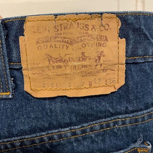 Levi’s Vintage 70s 80s Men’s Orange Tab Medium Wash Bootcut Denim Jeans - Picture 13 of 13